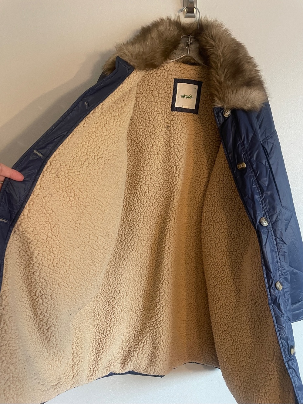 Aerie Quilted Lightweight‎ Parka size Large - Picture 9 of 12